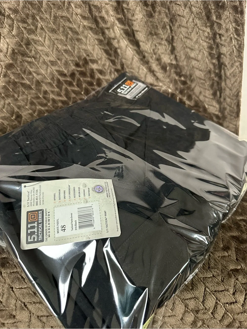 5.11 Tactical Men's Black Cargo Pants